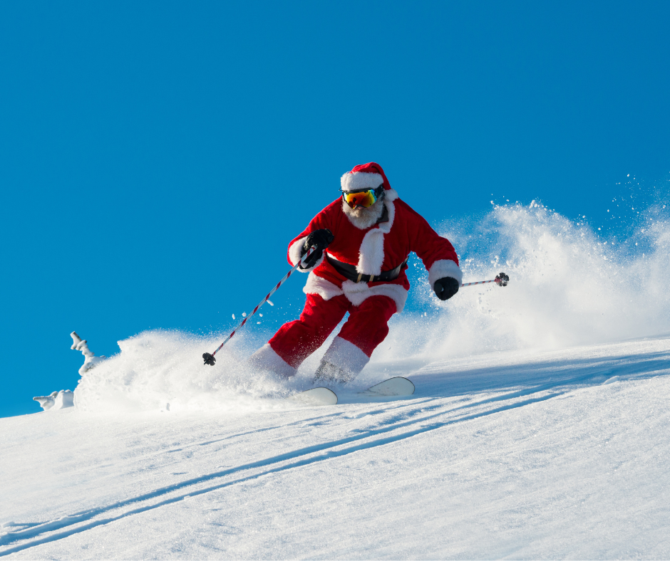 Ski With Santa at Alta | Snowpine Lodge